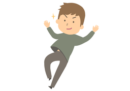 fend offのイラスト